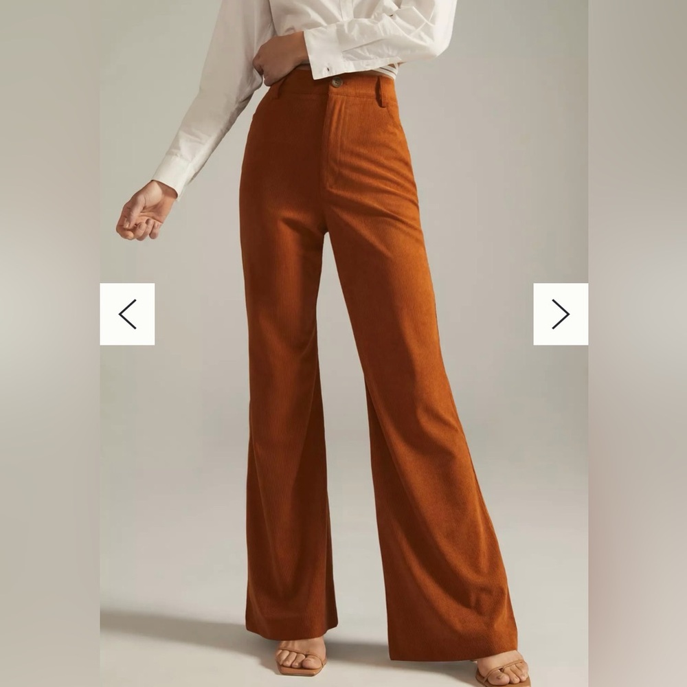 Anthropologie Avec Les Filles Corduroy Flare Pants Bell bottom Cords